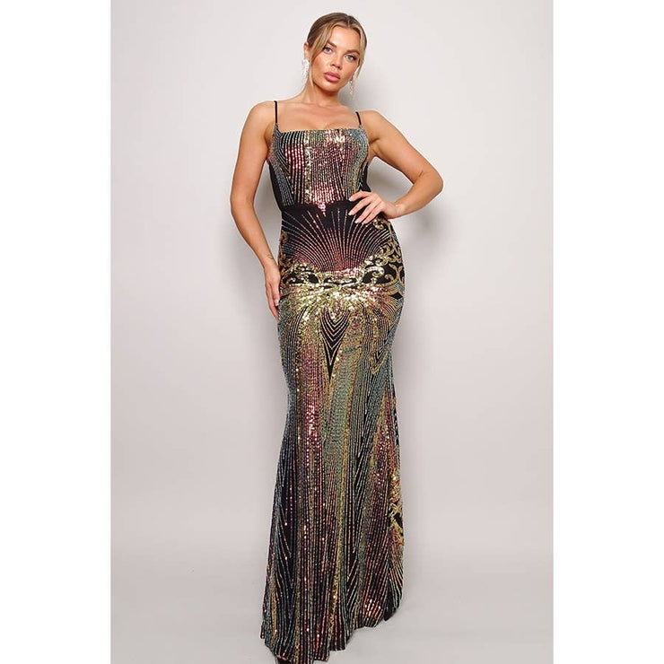 THE GOLDEN AGE SEQUIN HOLIDAY DRESS
