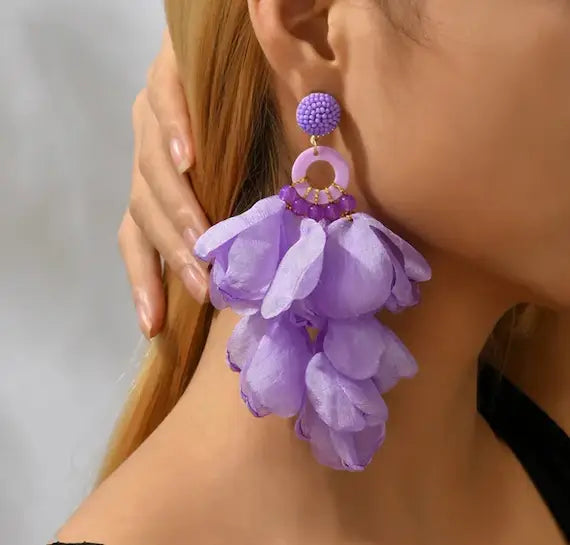 Glam Flower Earrings