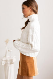 ANISHA CABLE KNIT SWEATER