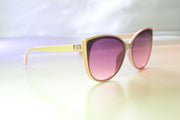 Women's Glitter Detailed Cat Eye Sunglasses